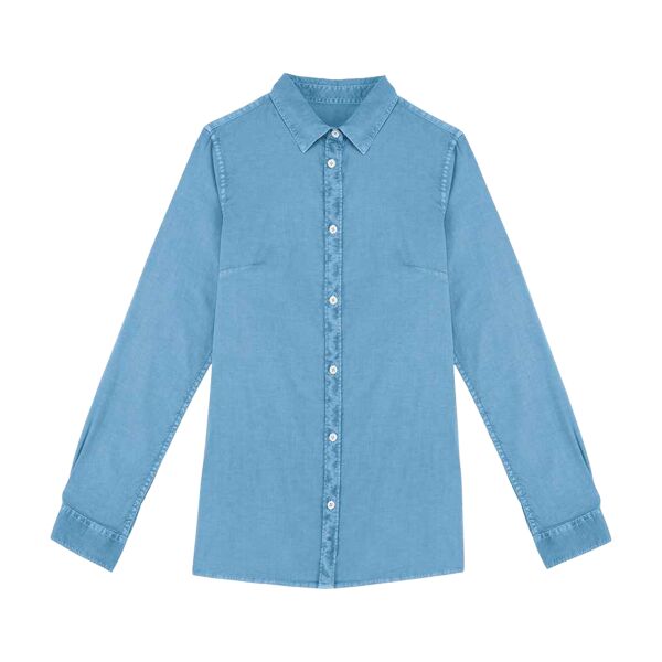 Native Spirit Ladies Washed Long Sleeve Shirt Thumbnail