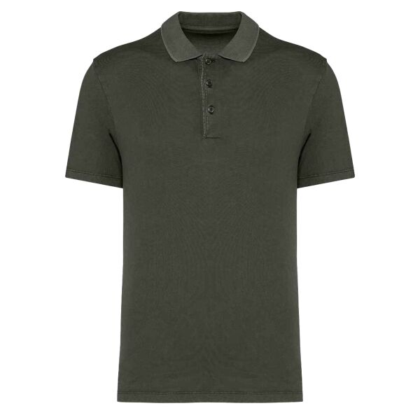 Native Spirit Washed Jersey Polo Shirt Thumbnail