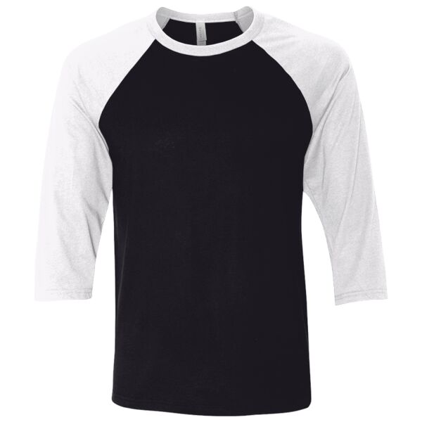 Canvas Unisex 3/4 Sleeve Baseball T-Shirt Thumbnail