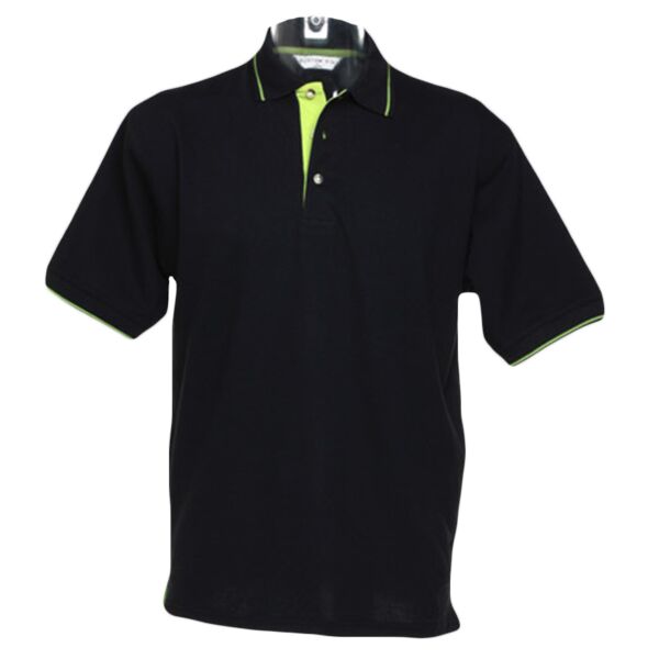 Kustom Kit St Mellion Tipped Cotton Piqué Polo Shirt Thumbnail