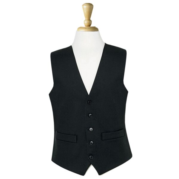 Brook Taverner - Black Herringbone Waistcoat Thumbnail
