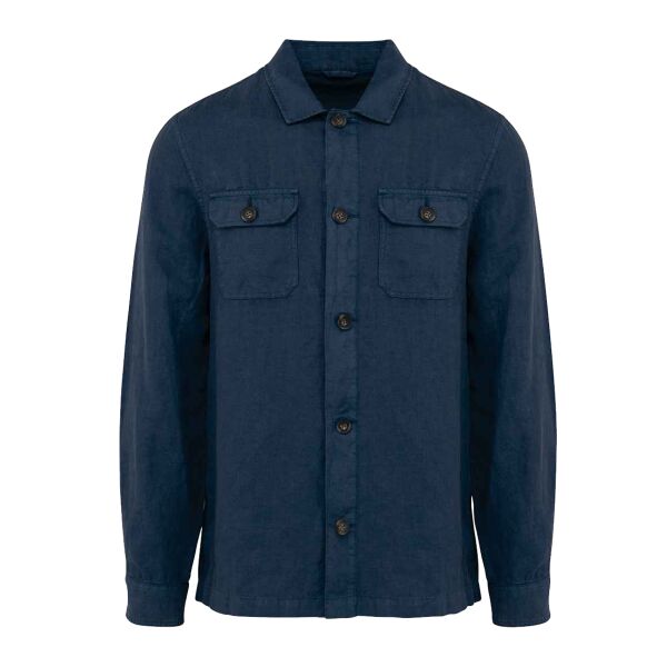 Spasso Linen Washed Overshirt Thumbnail